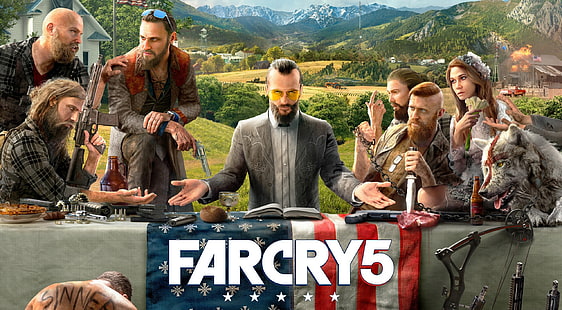 FAR CRY 5, Far Cry 5 Vektorgrafik, Spiele, Far Cry, Spiel, Videospiel, 2018, farcry5, HD-Hintergrundbild HD wallpaper