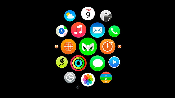 Apple watch, menú iWatch, íconos ios, Apple, Watch, IWatch, menú, Ios,  íconos, Fondo de pantalla HD | Wallpaperbetter
