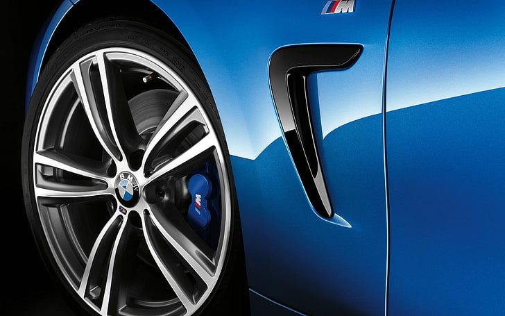 2014 BMW 4-Series Coupe Auto HD Wallpaper 12, chrome-colored BMW wheel, HD wallpaper