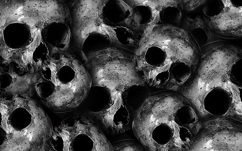 Scary Skulls 4K, Scary, Schädel, HD-Hintergrundbild HD wallpaper