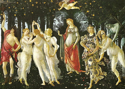 Arte, Botticelli, Pintura, Primavera, HD-Hintergrundbild HD wallpaper