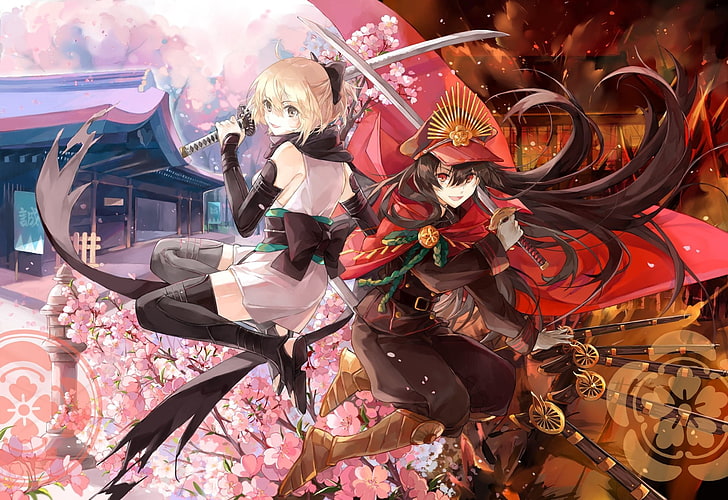 Fate Series, Fate / Grand Order, Demon archer (Fate / Grand Order), Sakura Sabre, HD тапет