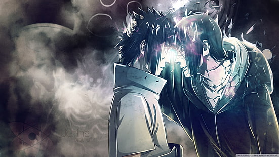 Anime, Naruto Shippuuden, Uchiha Sasuke, Uchiha Itachi, HD-Hintergrundbild HD wallpaper