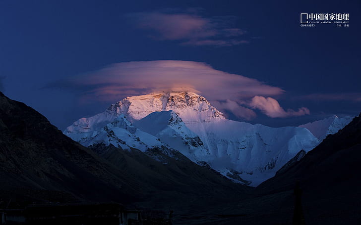 Bukit, topi Everest, bukit, topi everest, Wallpaper HD