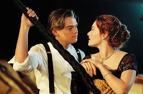 Leonardo Dicaprio, Film, Titanic, Kate Winslet, Leonardo Dicaprio, Sfondo HD HD wallpaper