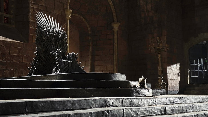 Game of Thrones Iron Throne wallpaper, Game of Thrones, Iron Throne, steps, HD wallpaper