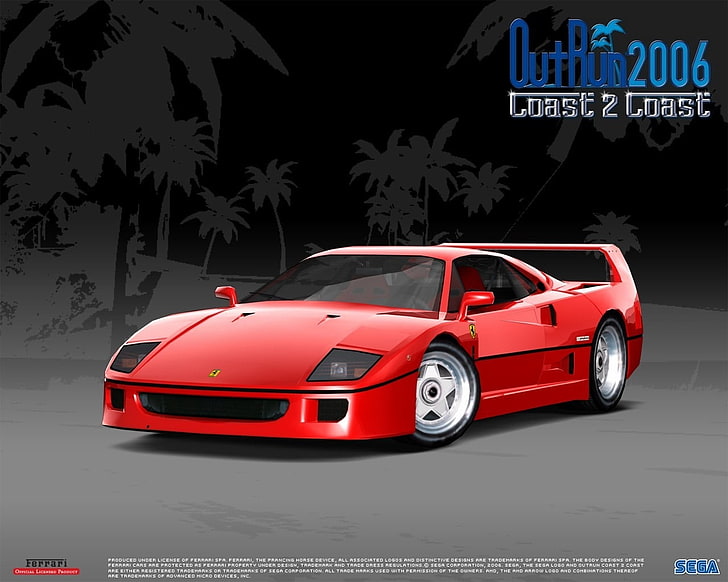 red Lamborghini coupe, berlari lebih cepat 2006 coast 2 coast, ferrari, car, sportcar, cover, Wallpaper HD