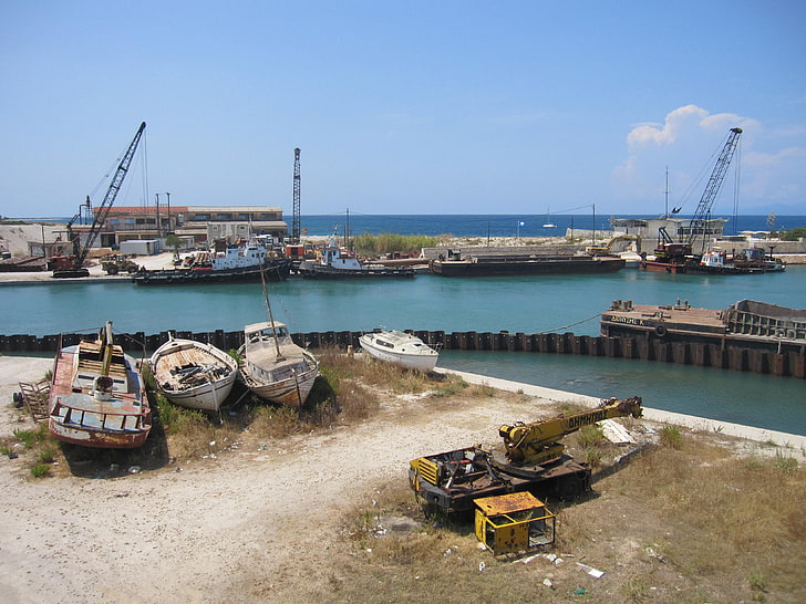 Yunani, Lefkada, pelabuhan, laut, Wallpaper HD