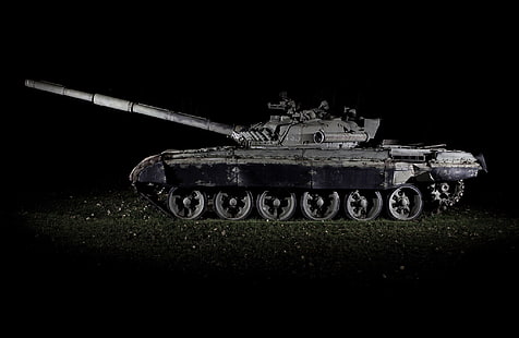 buio, veicolo, militare, carro armato, t-72, Sfondo HD HD wallpaper
