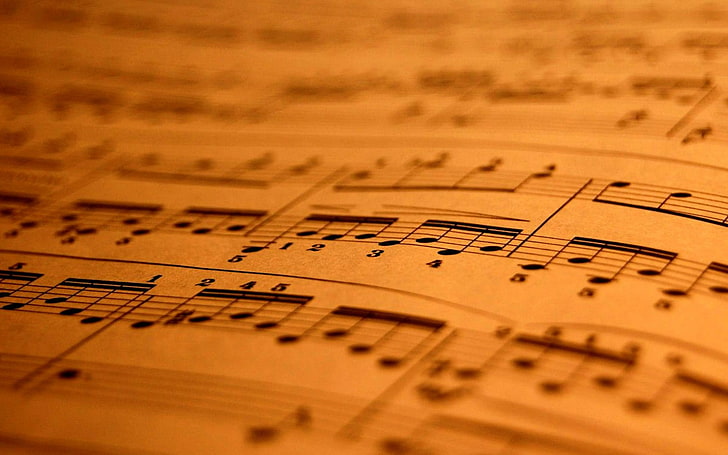 Music Notes Light, music note sheet, Music, HD wallpaper