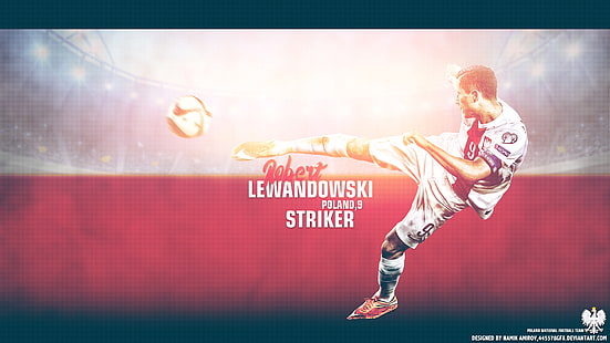 Calcio, Robert Lewandowski, polacco, Sfondo HD HD wallpaper