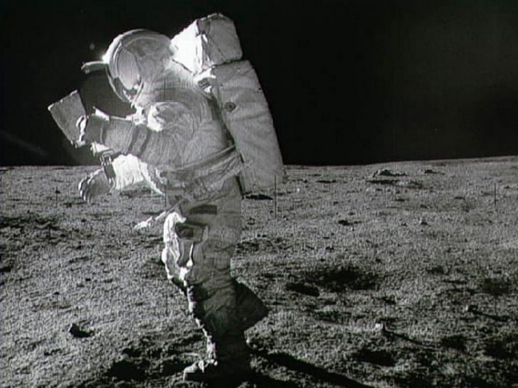 américa, astronauta, homem, missão, lua, espaço, HD papel de parede