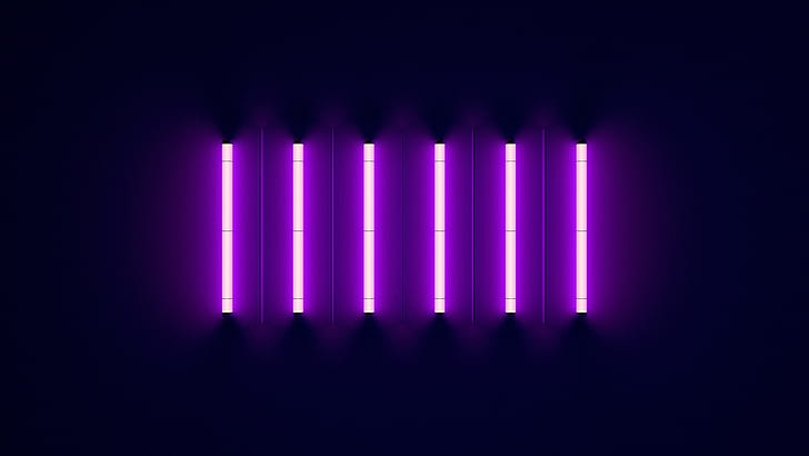 Luz, néon, HD papel de parede