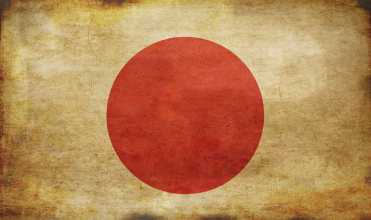Flaggor, Japans flagga, Flagga, japansk flagga, HD tapet