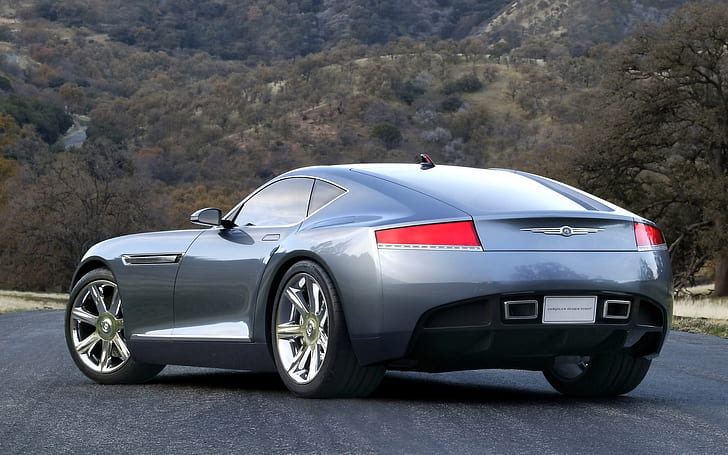 Chrysler Firepower Coupe Concept, aston, przyszłość, prędkość, luksus, Tapety HD
