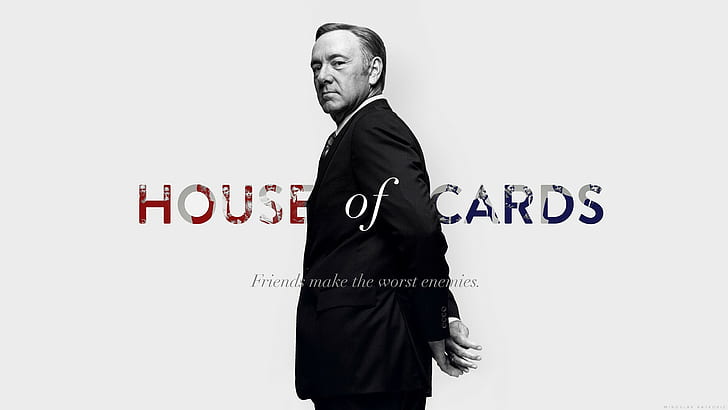 frank underwood, House Of Cards, Kevin Spacey, Looking At Viewer, men, politics, quote, Simple Background, TV, Typography, HD wallpaper