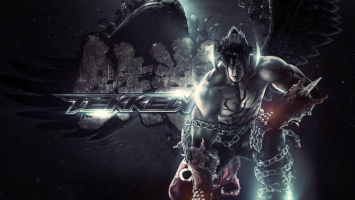Tekken personaggio sfondo digitale, gioco, combattente, combattimento, videogioco, tekken, diavolo jin, Sfondo HD