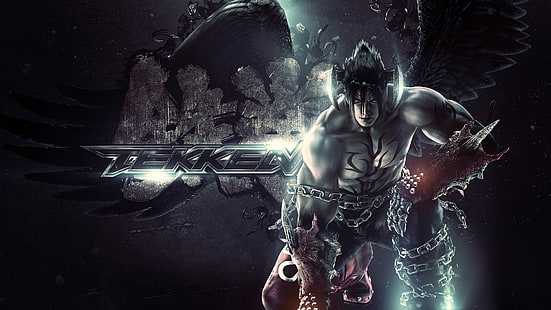 Tekken character digital wallpaper ، اللعبة ، المقاتل ، القتال ، لعبة الفيديو ، tekken ، devil jin، خلفية HD HD wallpaper