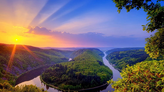 Leben, schön, Sonnenaufgang, Natur, HD-Hintergrundbild HD wallpaper