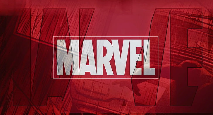 Marvel comics logo, Marvel Comics, logo, Fond d'écran HD