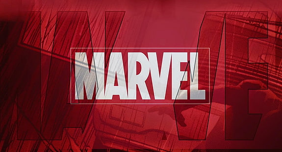 Marvel comics logo, Marvel Comics, logo, HD papel de parede HD wallpaper