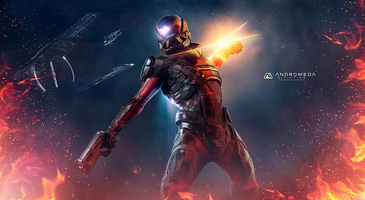 Mass Effect Andromeda 2017, computer game application character, Games, Mass Effect, mass, effect, andromeda, HD wallpaper