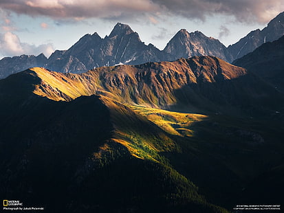 пейзаж, National Geographic, планини, природа, HD тапет HD wallpaper