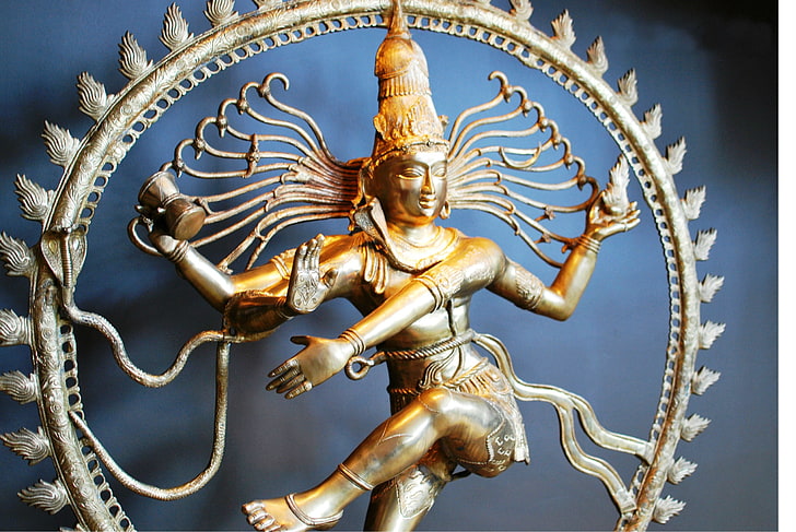 Lord Nataraja, Nataraja figurine, God, Lord Shiva, shiva, dance, lord, HD wallpaper