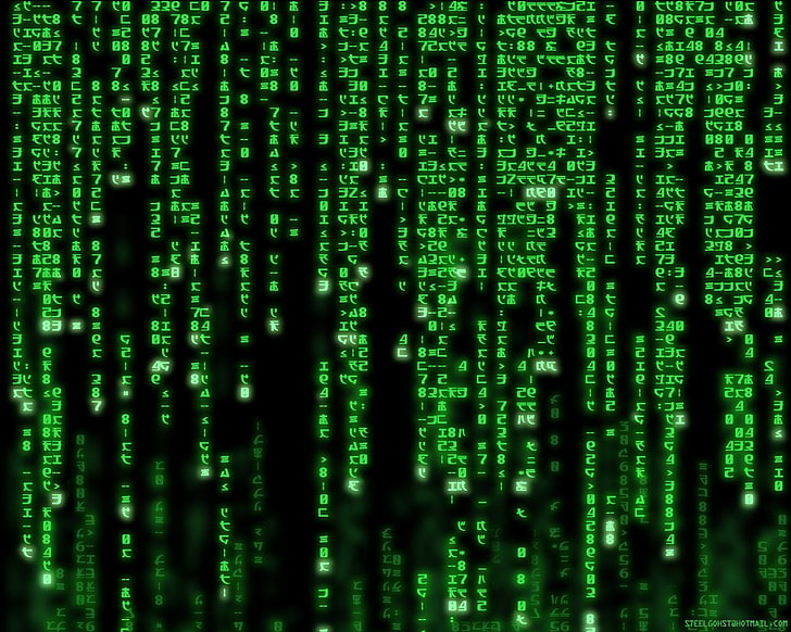 Kody komputerowe spadające tapety, Matrix, Kod, Tapety HD