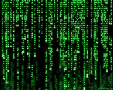 Computer-Codes fallen Tapete, die Matrix, Code, HD-Hintergrundbild HD wallpaper