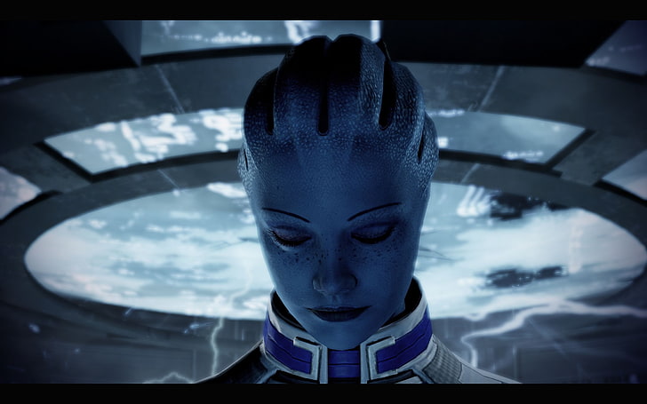 Mass Effect, videospel, Liara T'Soni, HD tapet