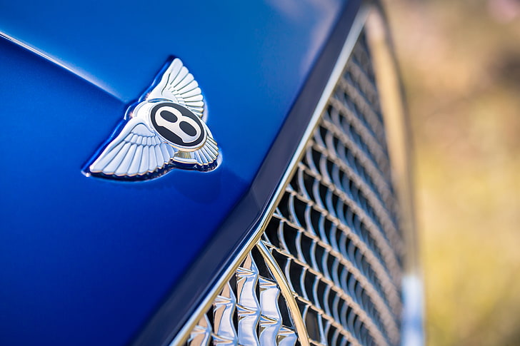 Bentley Continental GT, 4K, Логотип, HD обои