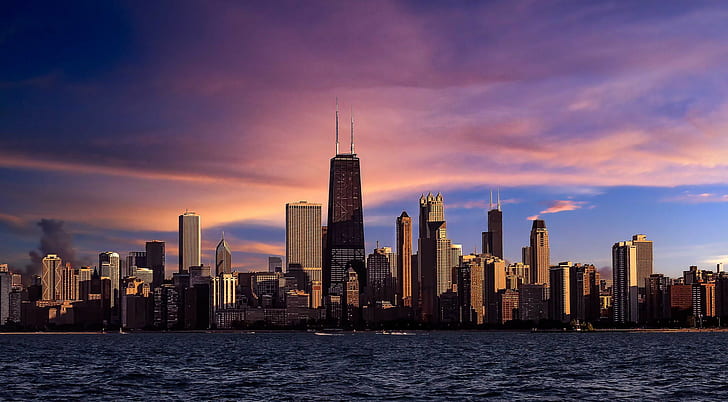 Chicago, Illinois City, Chicago, Illinois City, HD wallpaper