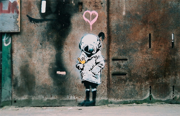 grafite, Banksy, HD papel de parede