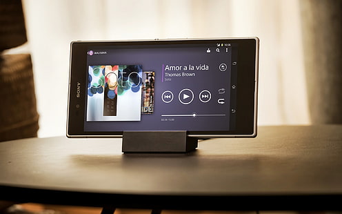 Sony Xperia Z Ultra, смартфон, слушалка, sony xperia, HD тапет HD wallpaper