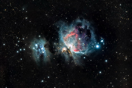 Via Láctea, espaço, nebulosa, Orion, HD papel de parede HD wallpaper