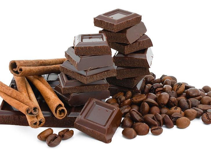 шоколади, шоколад, сладкиши, вкусни, HD тапет