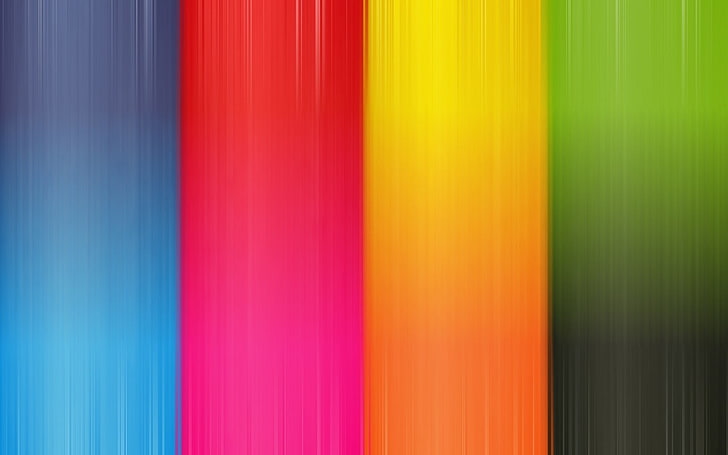 لوحة تجريدية باللون الأزرق والأصفر والوردي والأخضر ، البرتقالي والأزرق والأحمر والأصفر والأخضر والأرجواني، خلفية HD