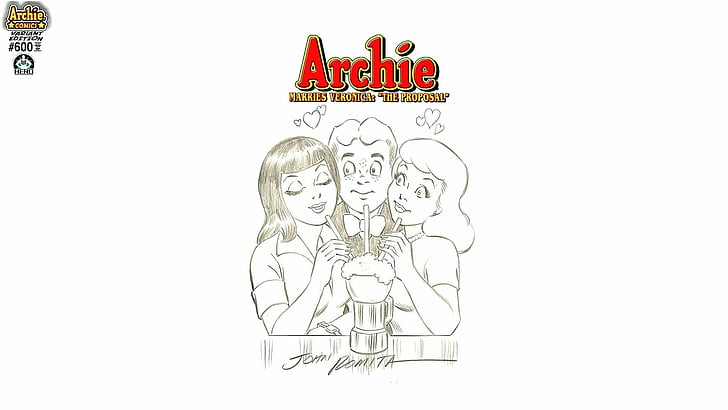 Comics, Archie, Archie Andrews, Betty Cooper, Veronica Lodge, HD wallpaper