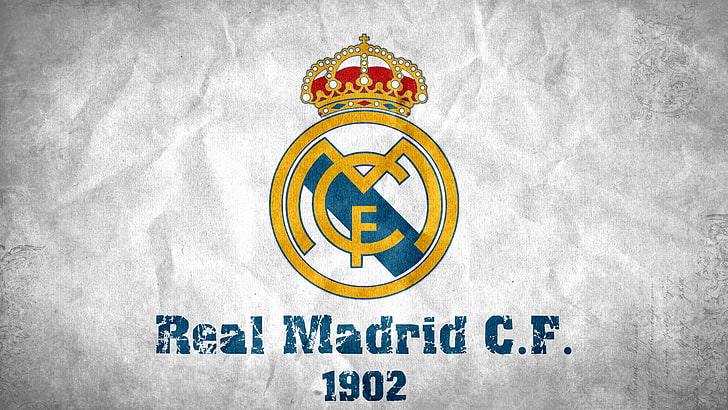 Real Madrid logo, sport, emblem, football, Real Madrid, HD wallpaper