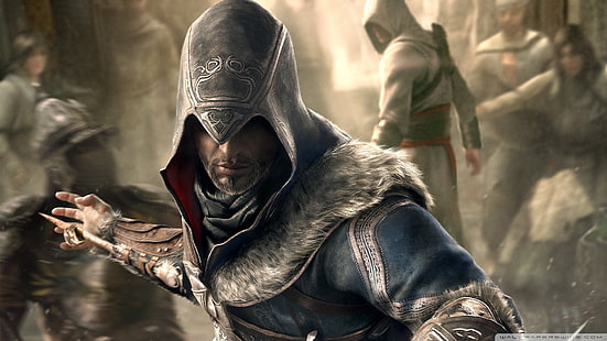 Assassin's Creed, video games, Ezio Auditore da Firenze, Assassin's Creed: Brotherhood, HD wallpaper HD wallpaper