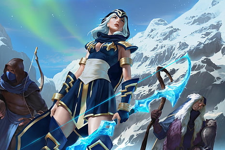  Legends of Runeterra, Ashe (League of Legends), HD wallpaper HD wallpaper