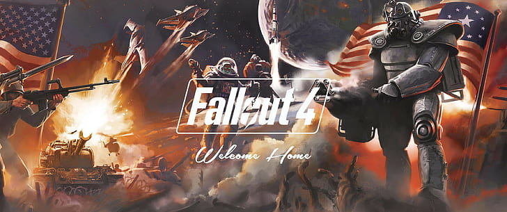 ملصق Fallout 4 ، Fallout، خلفية HD