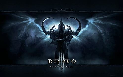 Игровой плакат Diablo 3, Diablo, Diablo III: Жнец душ, Архангел, Blizzard Entertainment, Малтаэль (Diablo III), HD обои HD wallpaper