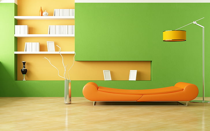 design, móveis, interior, minimalismo, quarto, sofá, estilo, HD papel de parede