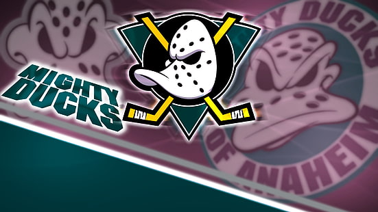  Hockey, Anaheim Ducks, Emblem, Logo, NHL, HD wallpaper HD wallpaper
