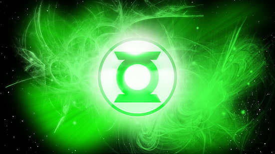 Green Lantern Green HD โลโก้โคมเขียวการ์ตูน / การ์ตูนสีเขียวโคมไฟ, วอลล์เปเปอร์ HD HD wallpaper