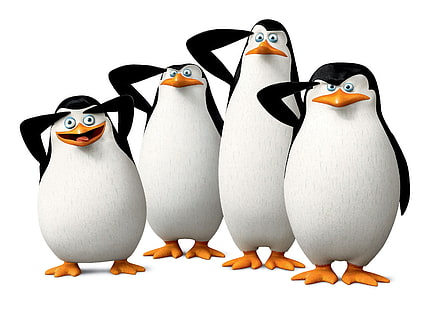pingouins de madagascar, Fond d'écran HD HD wallpaper