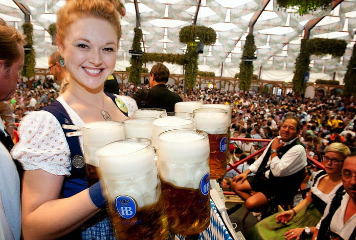beer, event, german, oktoberfest, HD wallpaper