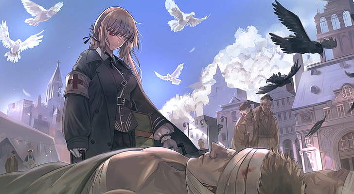 Série Fate, Fate / Grand Order, Florence Nightingale (Fate / Grand Order), Fond d'écran HD